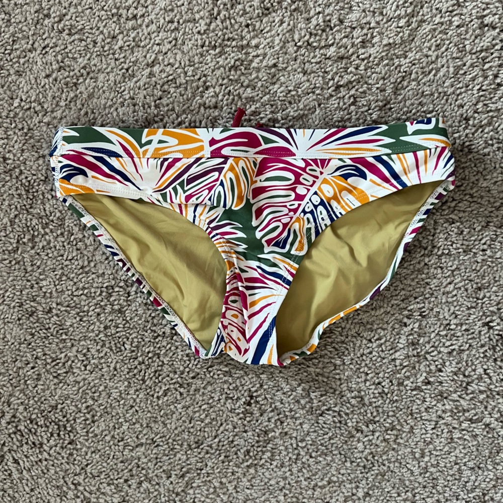 NWT Sporti Tropical Print Bikini Bottom Size Small